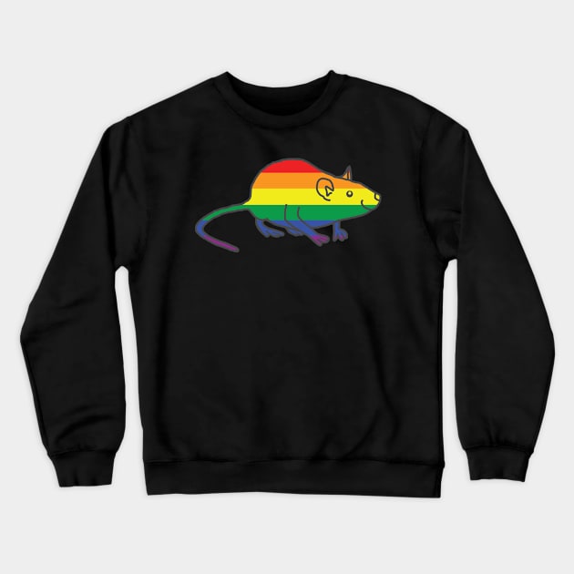 Rat Pride Crewneck Sweatshirt by ellenhenryart